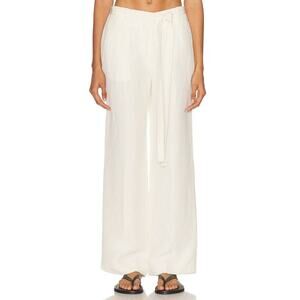 Proenza Schouler Maggi Linen Blend Pant in Ecru 8
